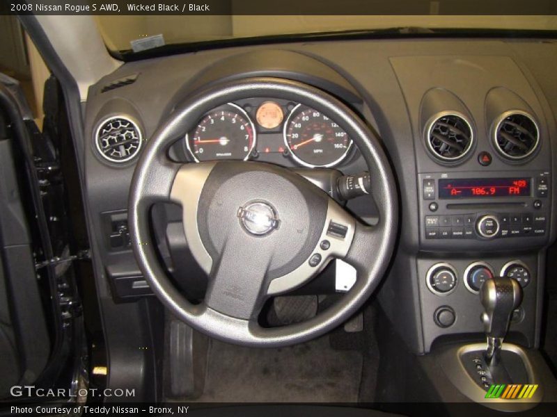 Wicked Black / Black 2008 Nissan Rogue S AWD