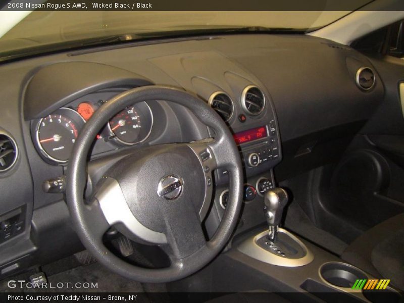Wicked Black / Black 2008 Nissan Rogue S AWD