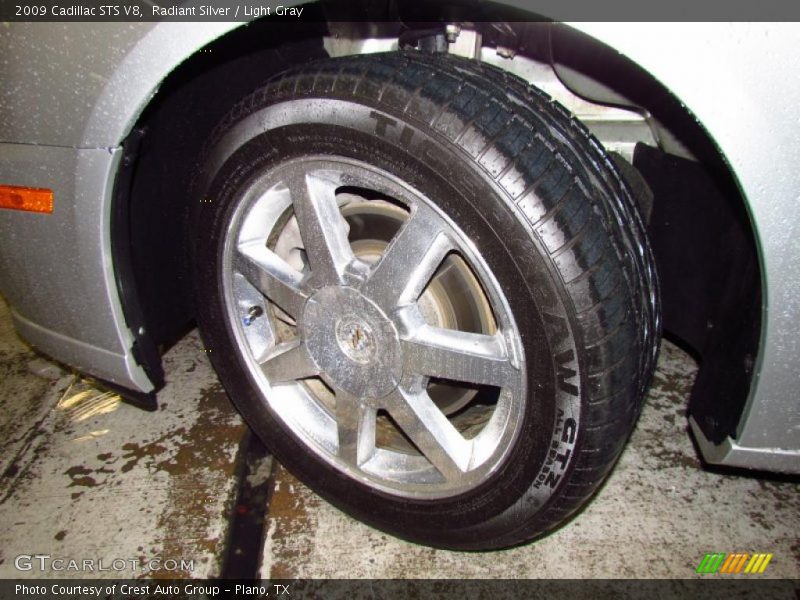 Radiant Silver / Light Gray 2009 Cadillac STS V8