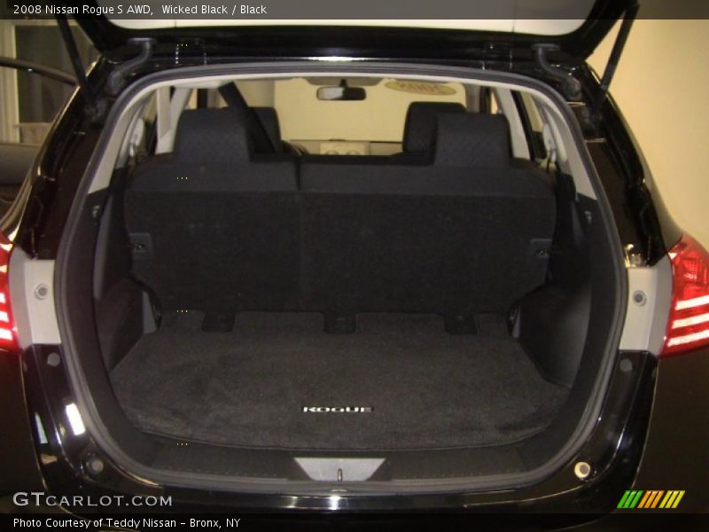 Wicked Black / Black 2008 Nissan Rogue S AWD