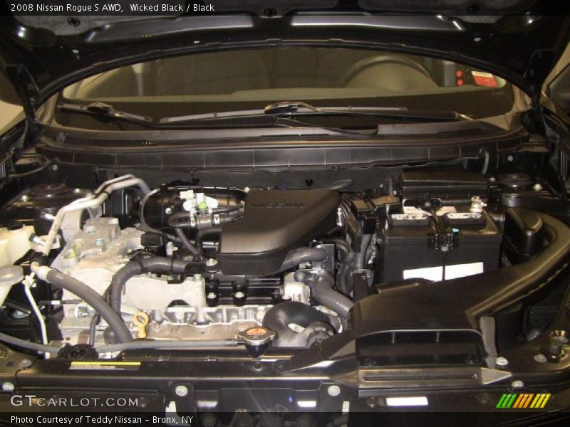 Wicked Black / Black 2008 Nissan Rogue S AWD