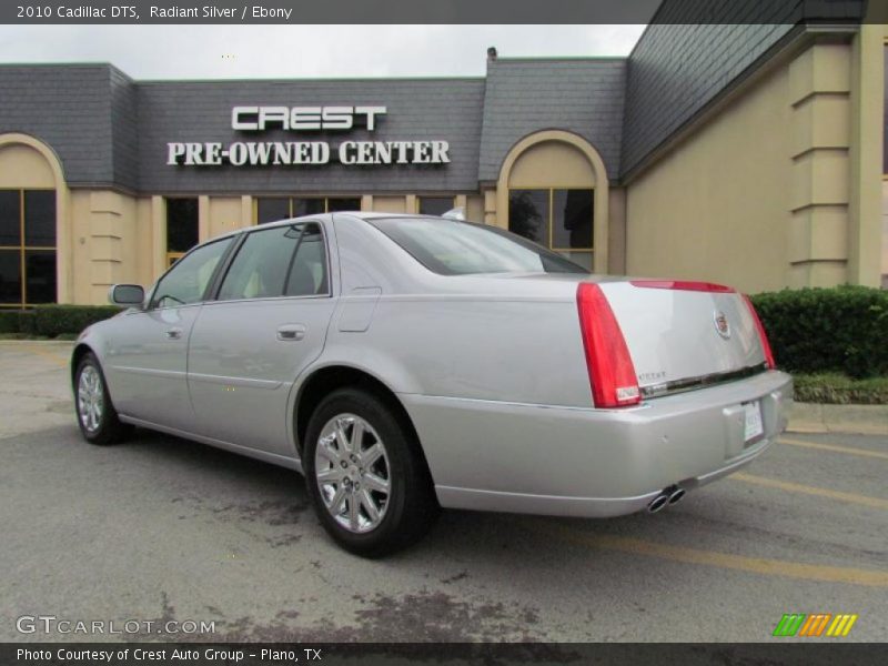Radiant Silver / Ebony 2010 Cadillac DTS