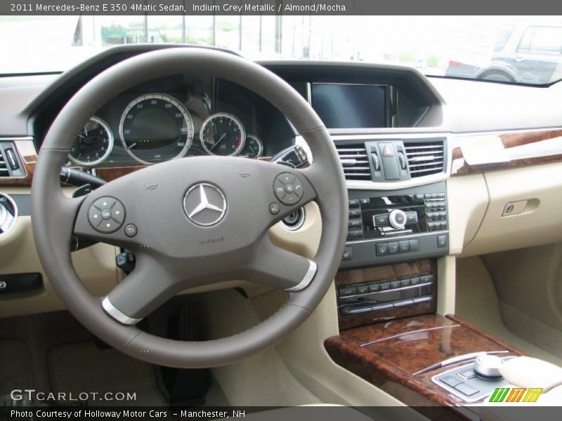 Indium Grey Metallic / Almond/Mocha 2011 Mercedes-Benz E 350 4Matic Sedan