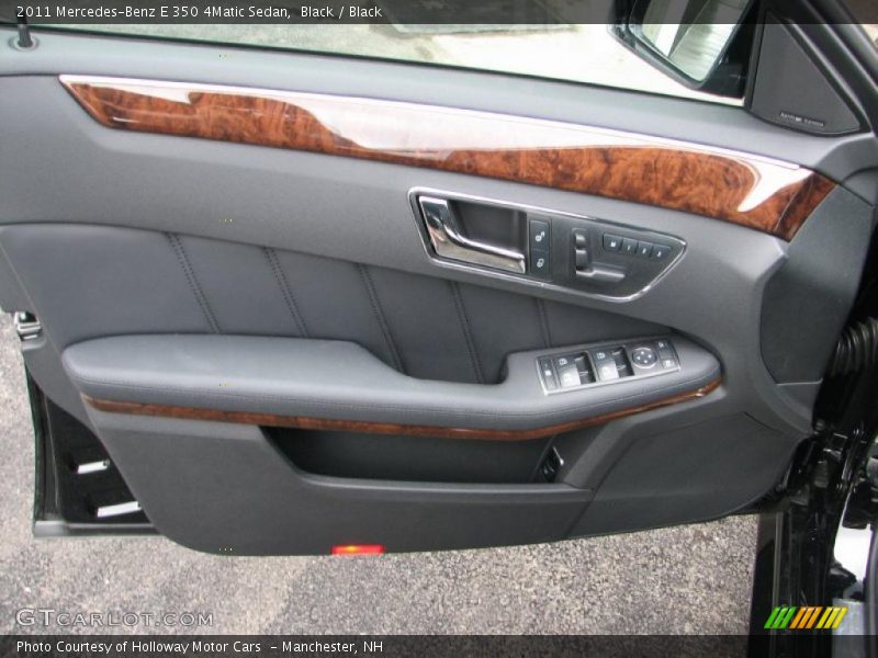 Black / Black 2011 Mercedes-Benz E 350 4Matic Sedan