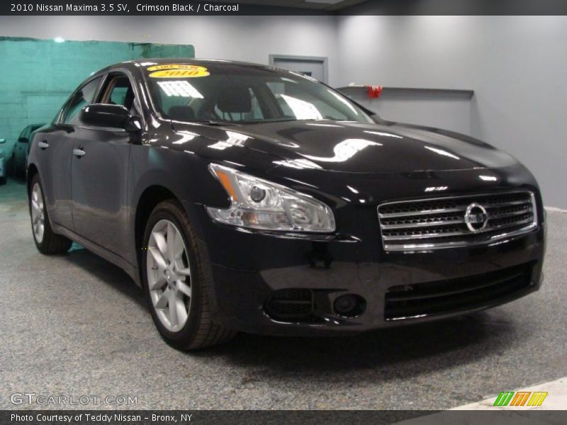Crimson Black / Charcoal 2010 Nissan Maxima 3.5 SV