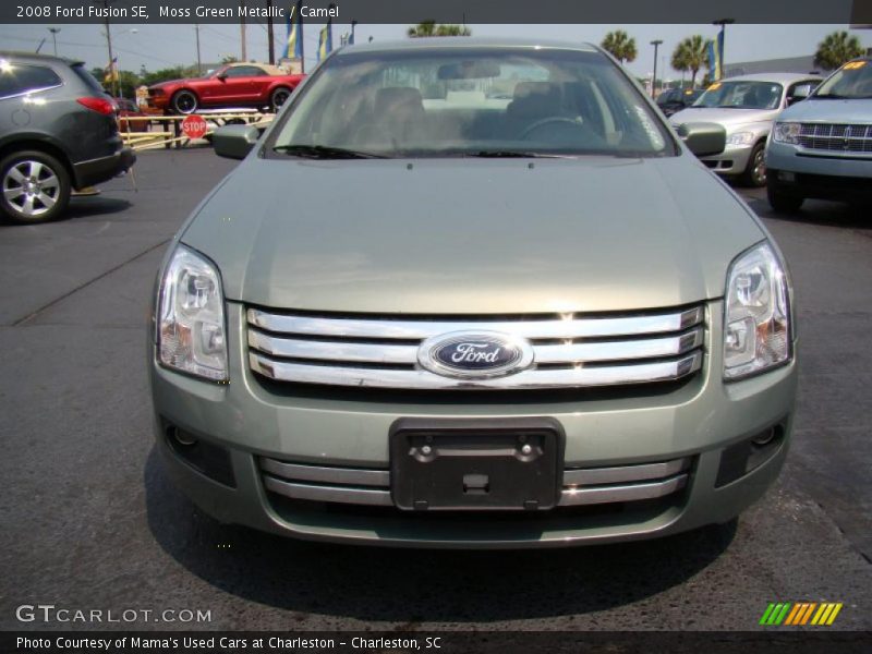 Moss Green Metallic / Camel 2008 Ford Fusion SE