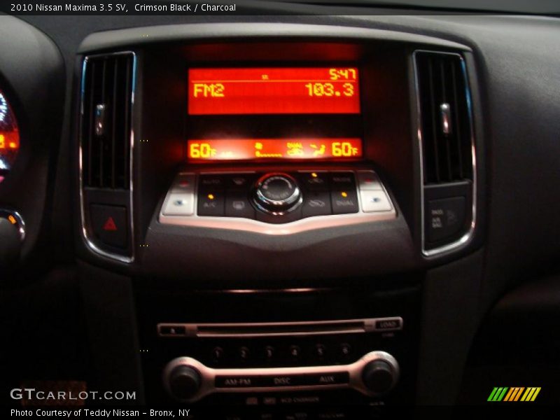 Crimson Black / Charcoal 2010 Nissan Maxima 3.5 SV