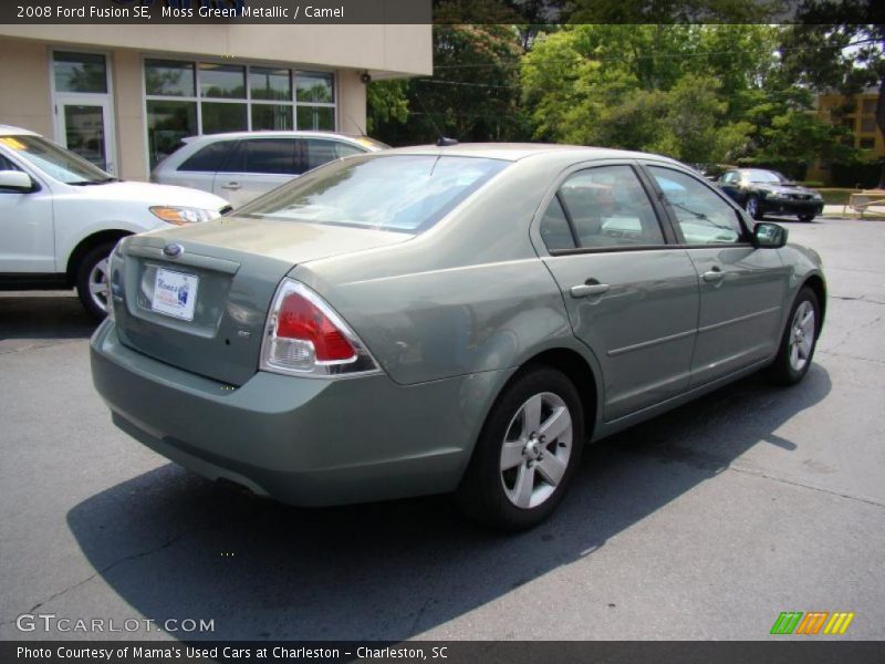 Moss Green Metallic / Camel 2008 Ford Fusion SE