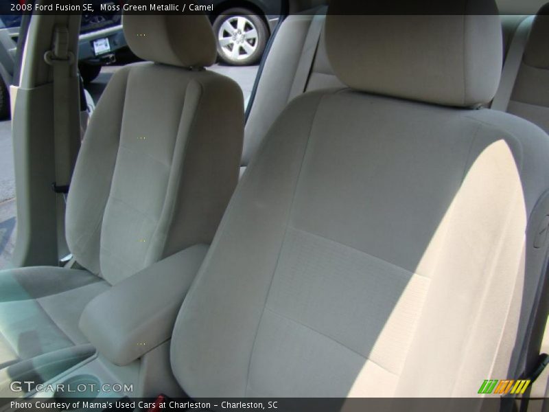 Moss Green Metallic / Camel 2008 Ford Fusion SE