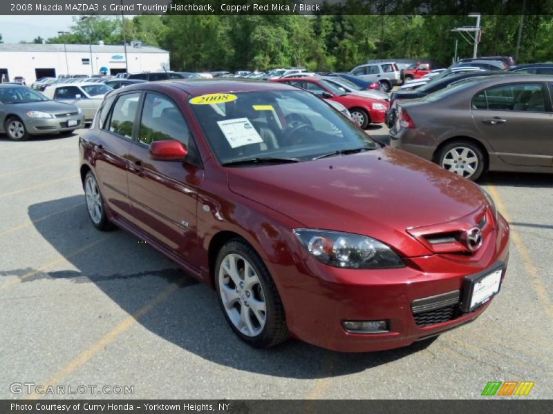 Front 3/4 View of 2008 MAZDA3 s Grand Touring Hatchback
