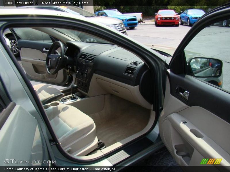 Moss Green Metallic / Camel 2008 Ford Fusion SE