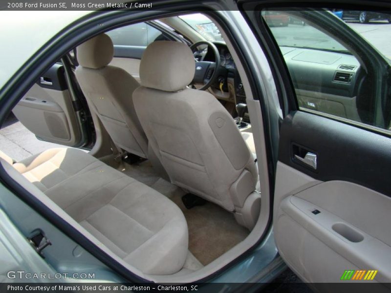 Moss Green Metallic / Camel 2008 Ford Fusion SE