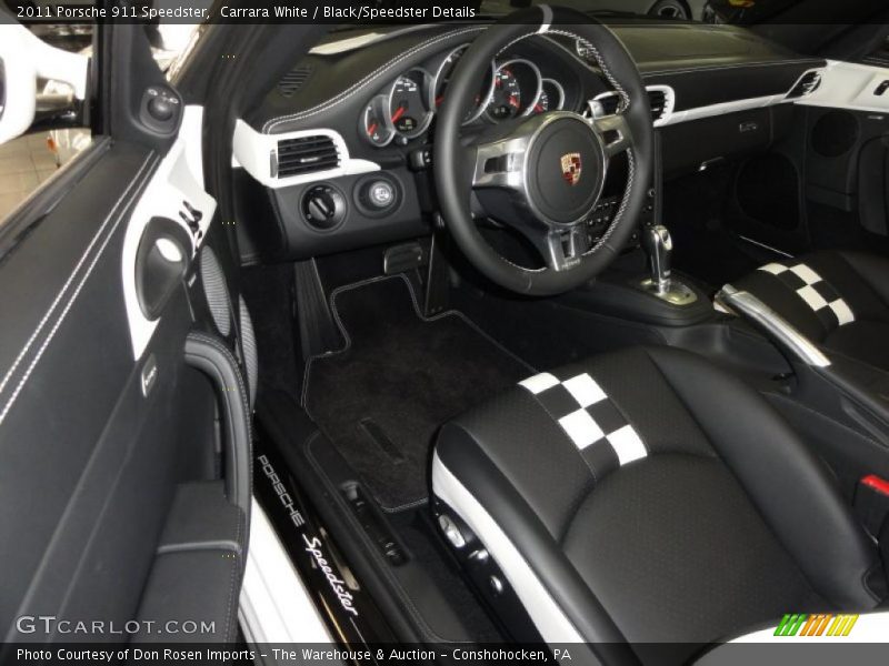 Black/Speedster Details Interior - 2011 911 Speedster 