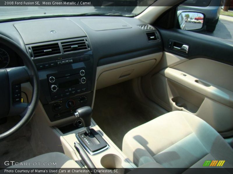 Moss Green Metallic / Camel 2008 Ford Fusion SE