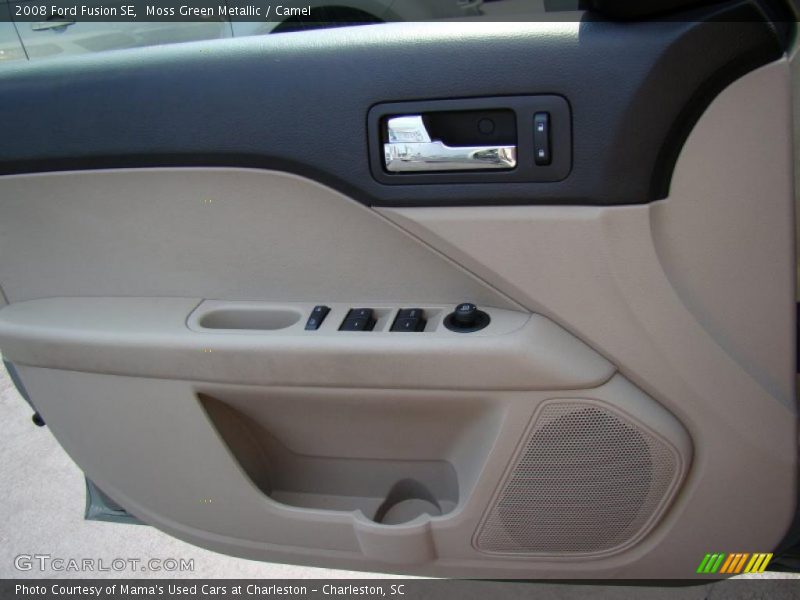 Moss Green Metallic / Camel 2008 Ford Fusion SE