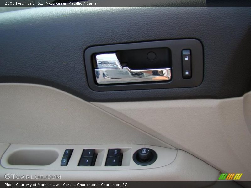 Moss Green Metallic / Camel 2008 Ford Fusion SE