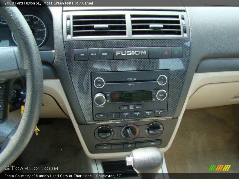 Moss Green Metallic / Camel 2008 Ford Fusion SE