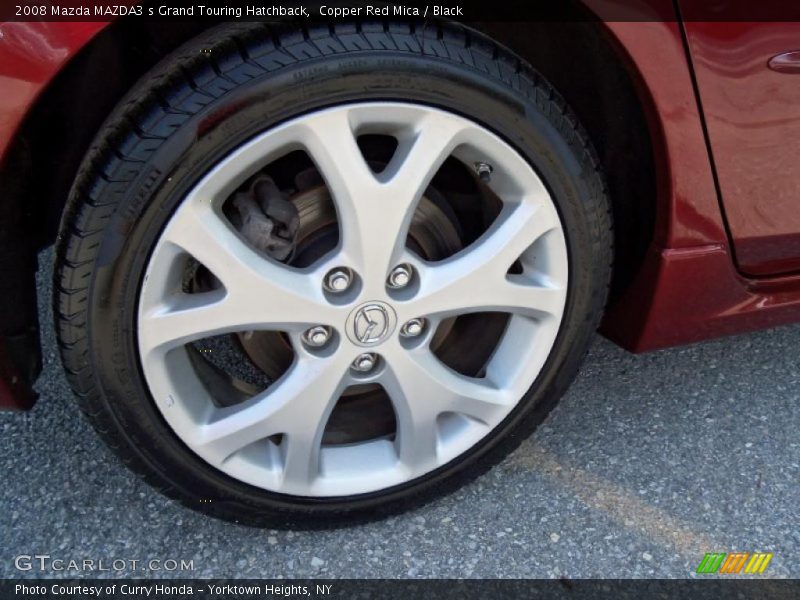 Copper Red Mica / Black 2008 Mazda MAZDA3 s Grand Touring Hatchback
