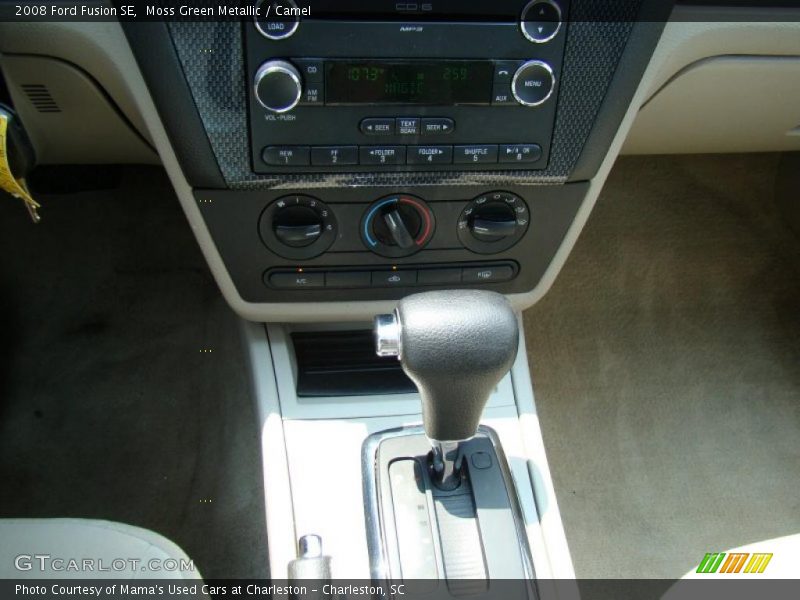 Moss Green Metallic / Camel 2008 Ford Fusion SE