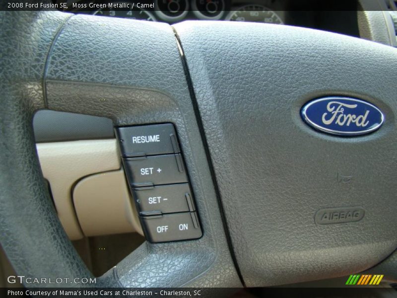 Moss Green Metallic / Camel 2008 Ford Fusion SE