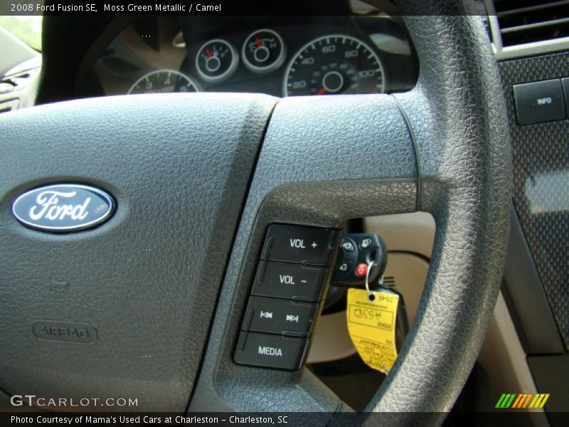 Moss Green Metallic / Camel 2008 Ford Fusion SE