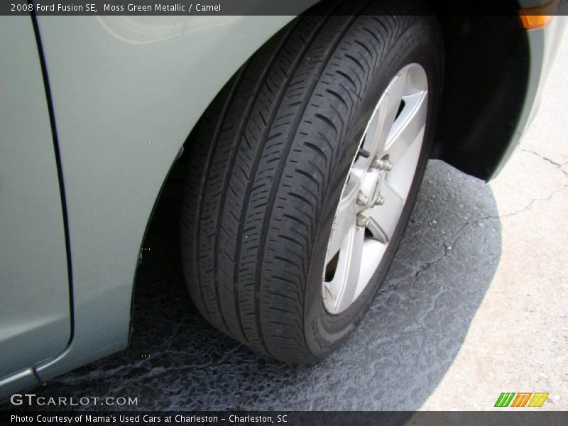 Moss Green Metallic / Camel 2008 Ford Fusion SE