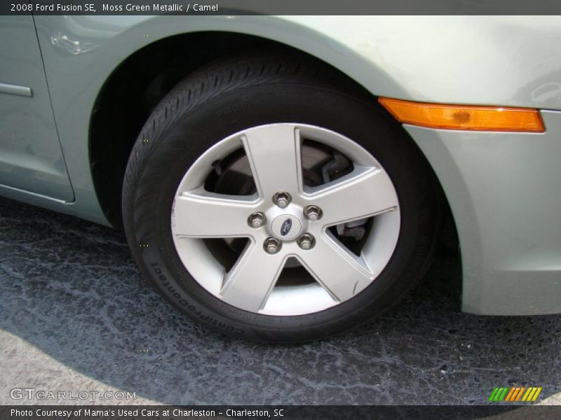 Moss Green Metallic / Camel 2008 Ford Fusion SE