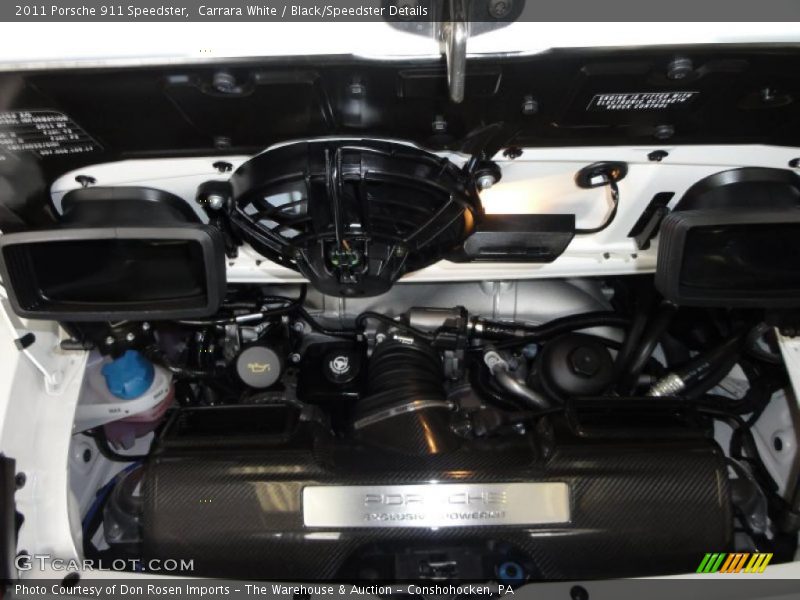 2011 911 Speedster Engine - 3.8 Liter DFI DOHC 24-Valve VarioCam Flat 6 Cylinder