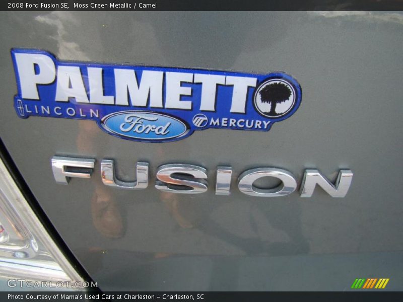 Moss Green Metallic / Camel 2008 Ford Fusion SE