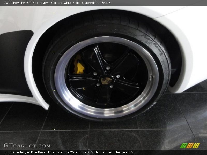 Carrara White / Black/Speedster Details 2011 Porsche 911 Speedster
