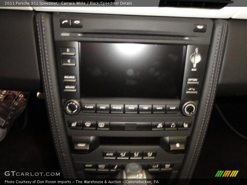 Controls of 2011 911 Speedster
