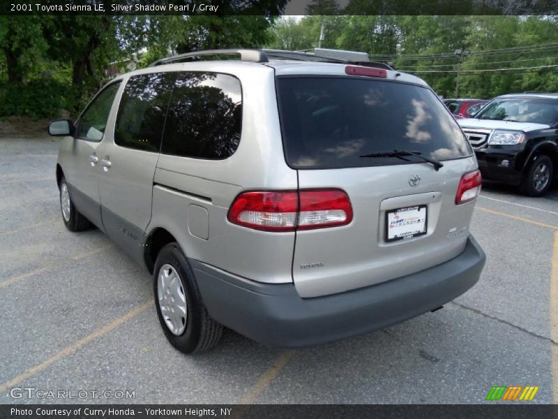 Silver Shadow Pearl / Gray 2001 Toyota Sienna LE