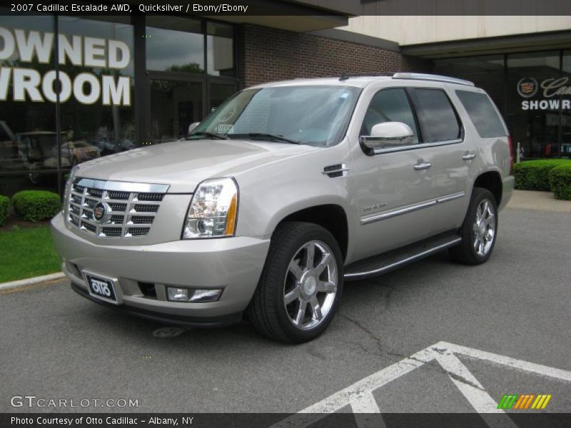 Quicksilver / Ebony/Ebony 2007 Cadillac Escalade AWD