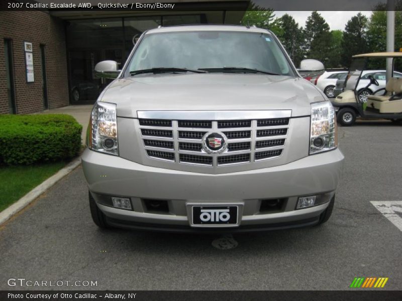Quicksilver / Ebony/Ebony 2007 Cadillac Escalade AWD