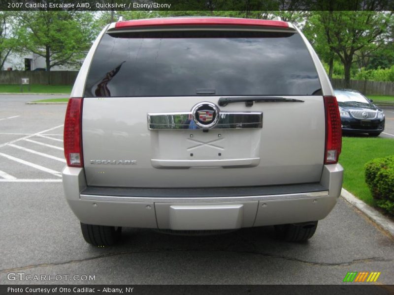 Quicksilver / Ebony/Ebony 2007 Cadillac Escalade AWD