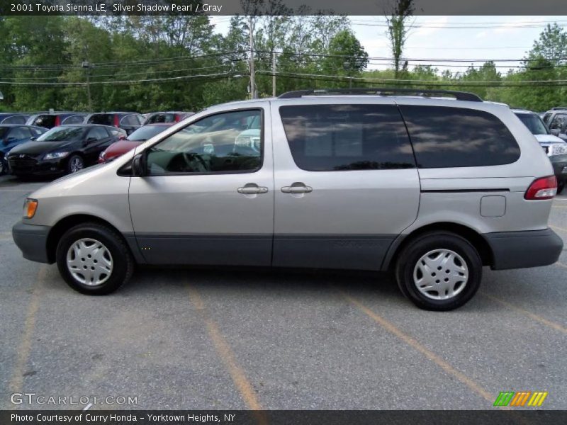 Silver Shadow Pearl / Gray 2001 Toyota Sienna LE