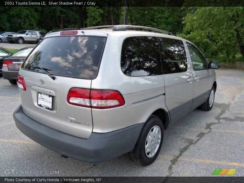 Silver Shadow Pearl / Gray 2001 Toyota Sienna LE