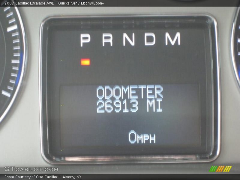 Quicksilver / Ebony/Ebony 2007 Cadillac Escalade AWD