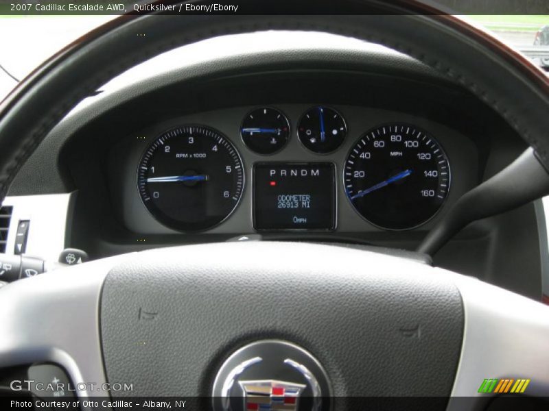 Quicksilver / Ebony/Ebony 2007 Cadillac Escalade AWD
