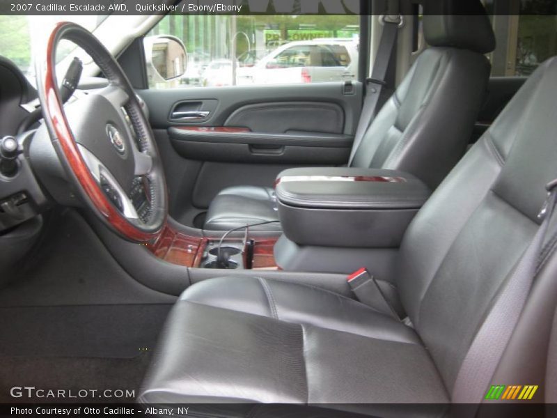 Quicksilver / Ebony/Ebony 2007 Cadillac Escalade AWD