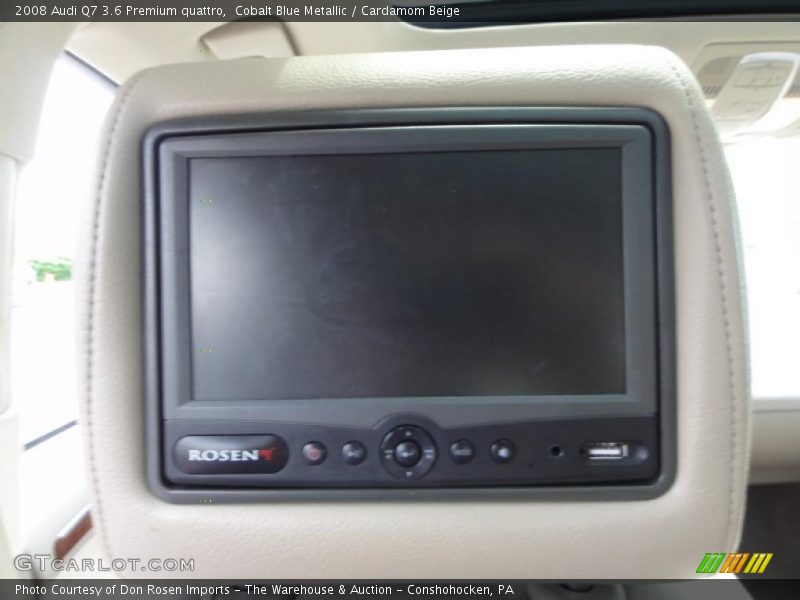 Cobalt Blue Metallic / Cardamom Beige 2008 Audi Q7 3.6 Premium quattro