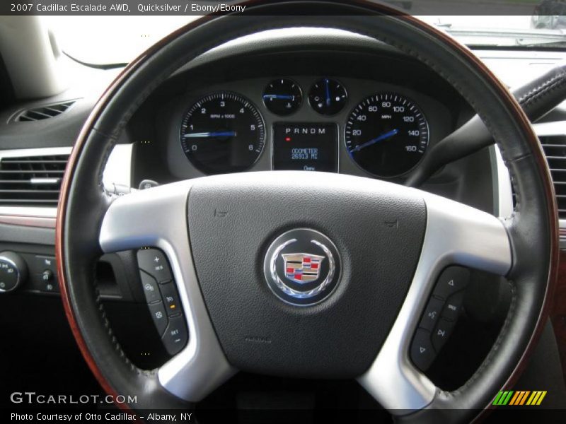 Quicksilver / Ebony/Ebony 2007 Cadillac Escalade AWD