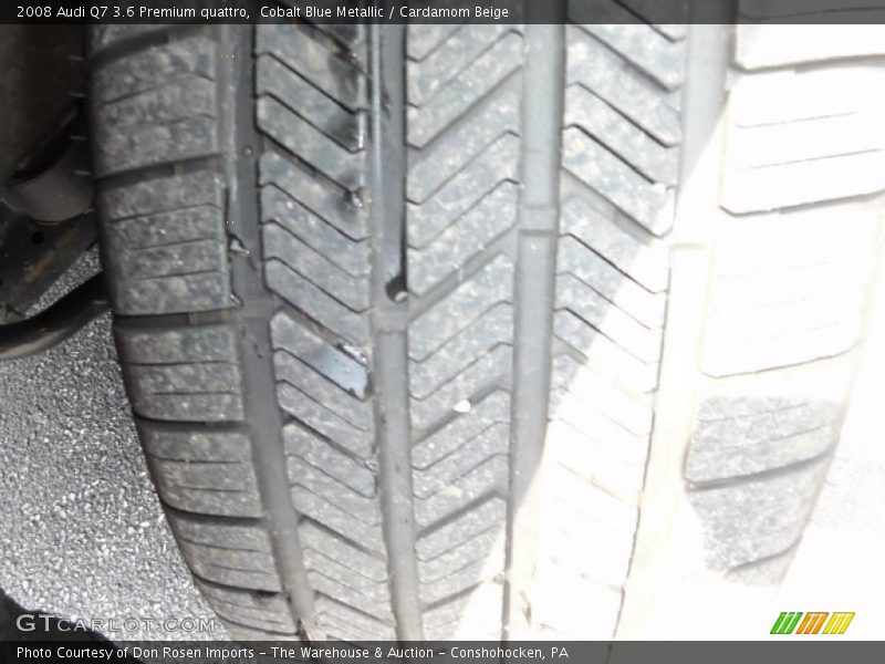 Cobalt Blue Metallic / Cardamom Beige 2008 Audi Q7 3.6 Premium quattro