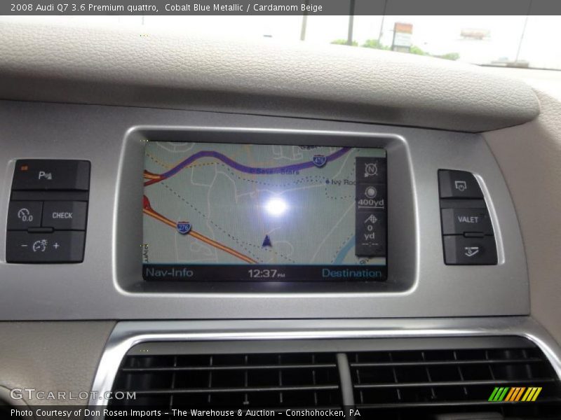 Navigation of 2008 Q7 3.6 Premium quattro