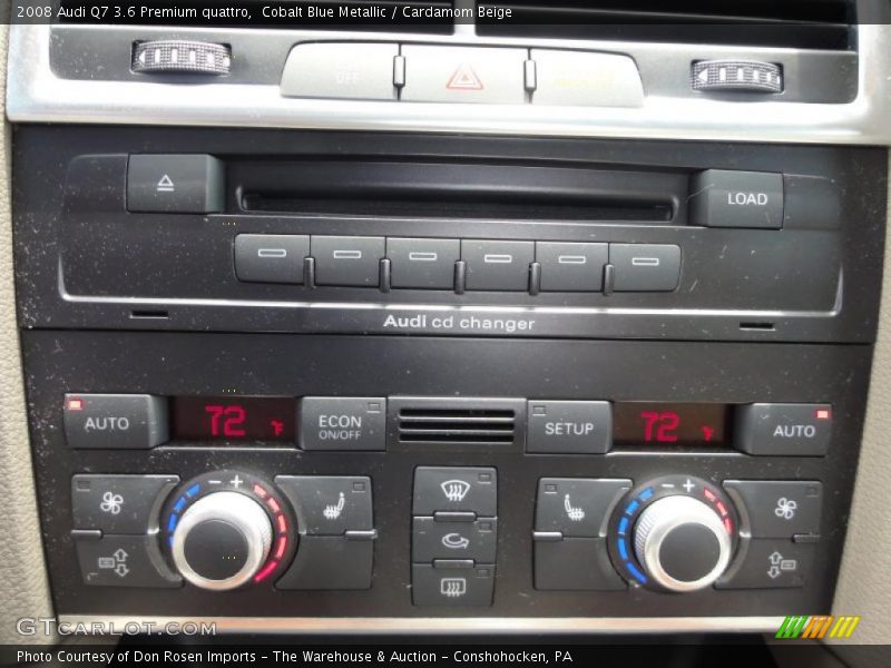 Cobalt Blue Metallic / Cardamom Beige 2008 Audi Q7 3.6 Premium quattro