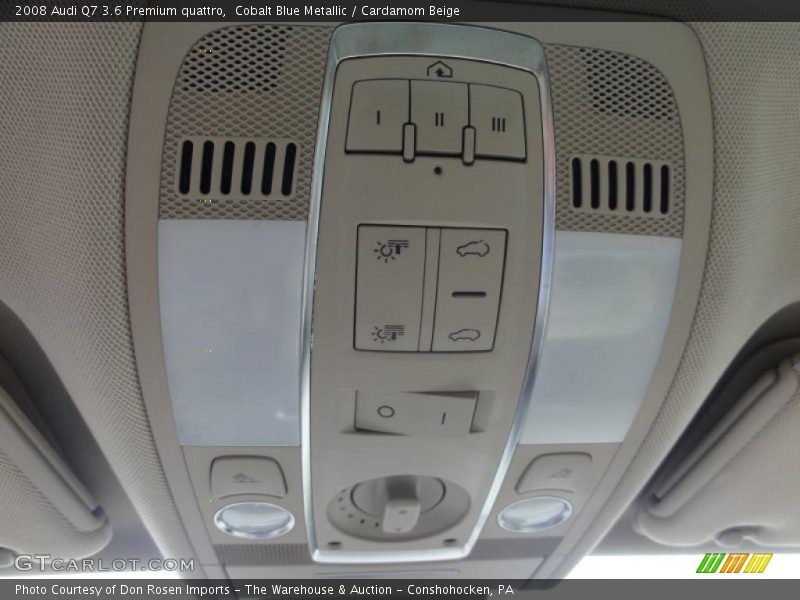 Controls of 2008 Q7 3.6 Premium quattro