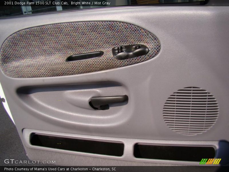 Bright White / Mist Gray 2001 Dodge Ram 1500 SLT Club Cab