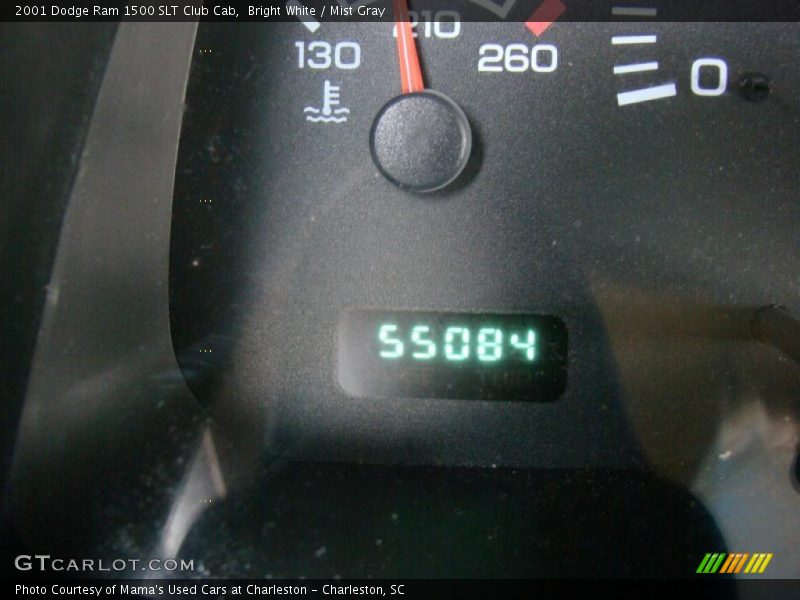 Bright White / Mist Gray 2001 Dodge Ram 1500 SLT Club Cab