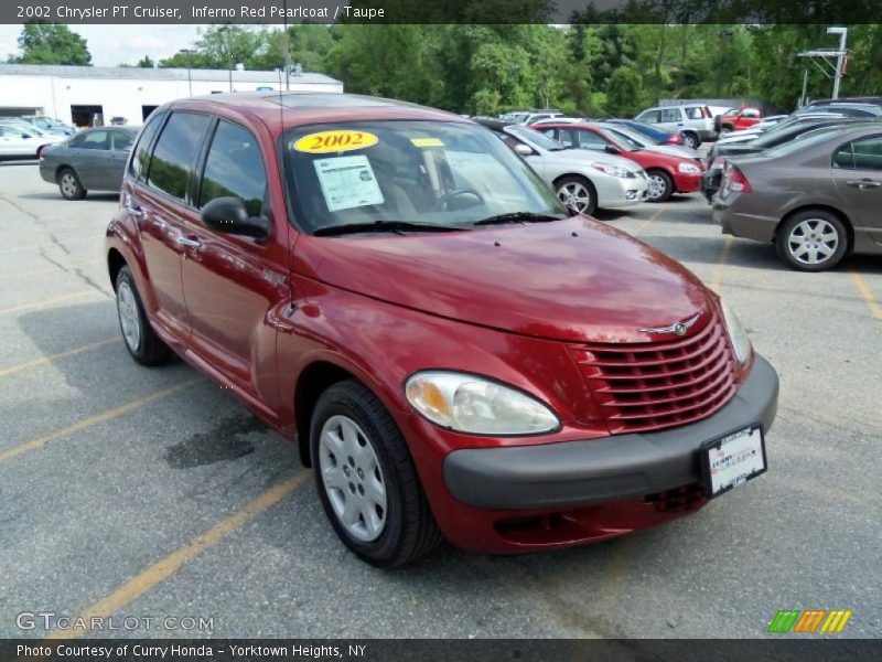 Inferno Red Pearlcoat / Taupe 2002 Chrysler PT Cruiser