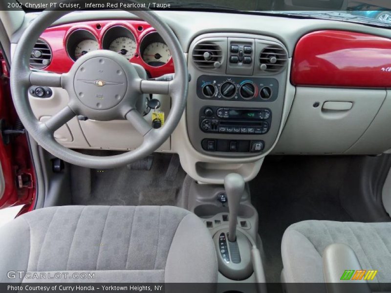 Inferno Red Pearlcoat / Taupe 2002 Chrysler PT Cruiser